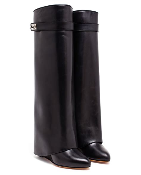 givenchy knee high wedge boots|Givenchy shark boots on sale.